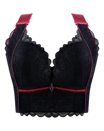 Longline Wire-free Breathable Lace Push Up Bras