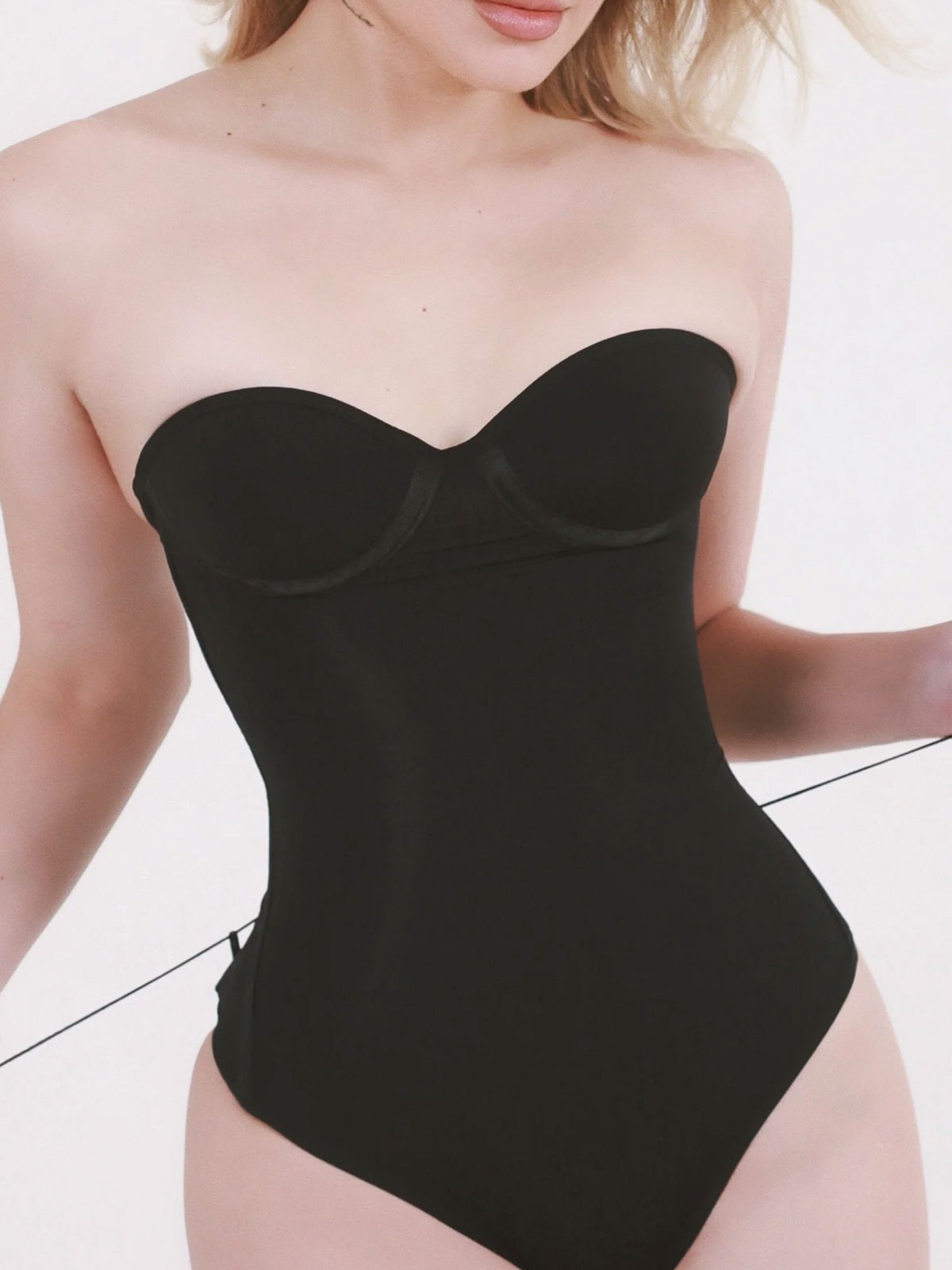 Back Lace-up Thong Seamless Shapewear