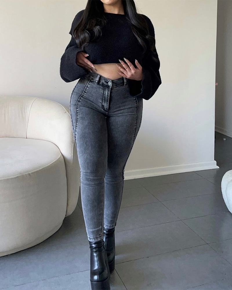ChicCurve Skinny Hips Enhance Jeans