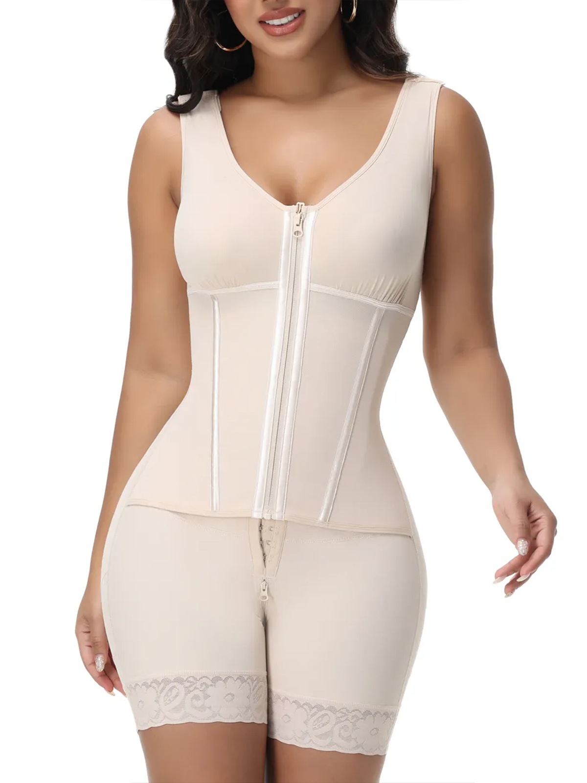 Tummy Control Body Shaper Post Surgery Compression Garment Bbl Colombian Faja Stage 2