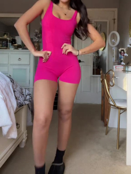 Backless Slim Fit Butt Lifting Yoga Jumpsuit