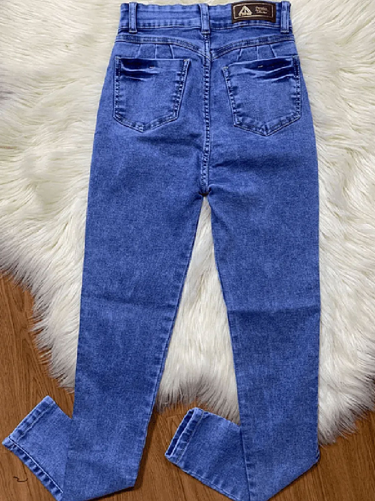 ChicCurve Light Blue Braided Jeans