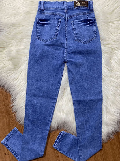 ChicCurve Light Blue Braided Jeans