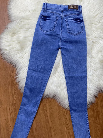 ChicCurve Light Blue Braided Jeans