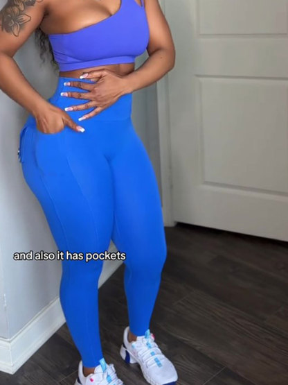 Butt Lifting Cargo Leggings With Pockets