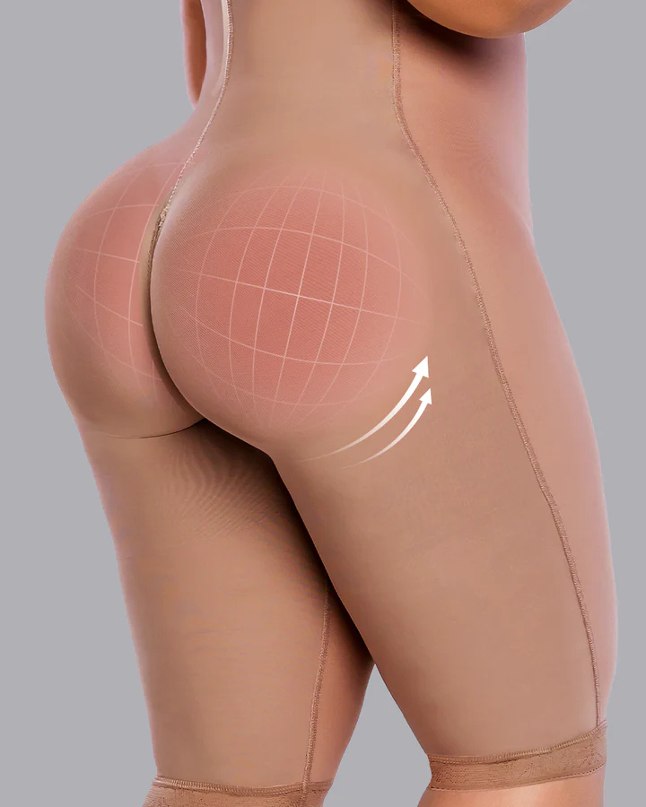 Hook & Eye Tummy Control Zipper Crotch Thigh Slimming Body Shape