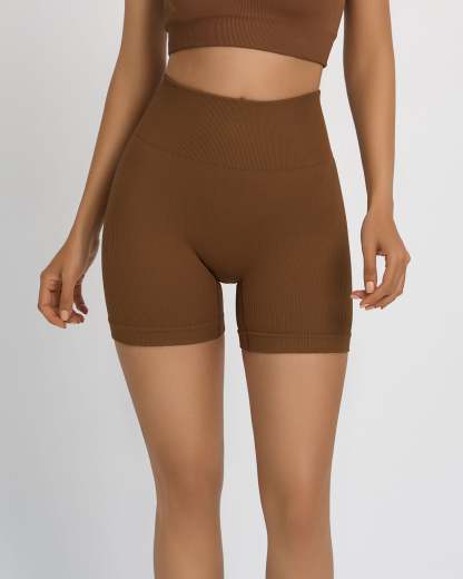 High Waisted Hip-lifting Shorts