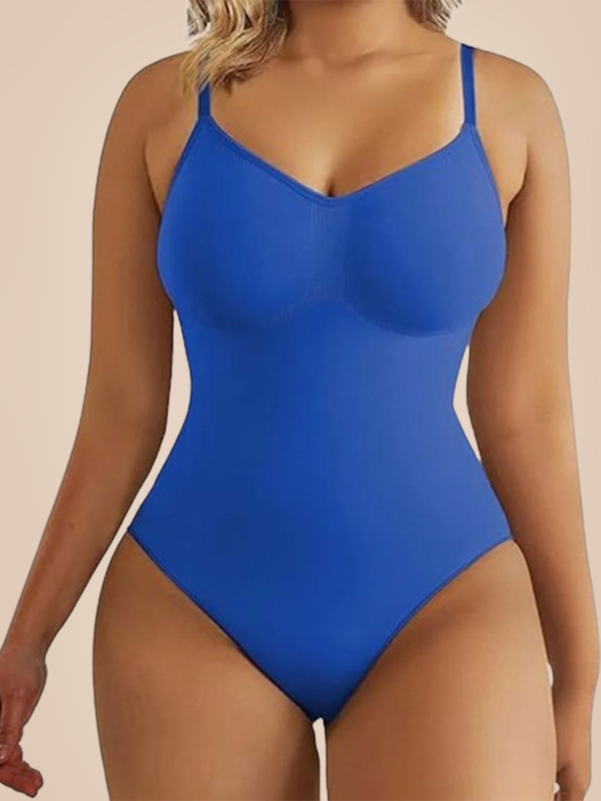 Tight Seamless Shapewear Triangle Thong Hip Lift Jumpsuit