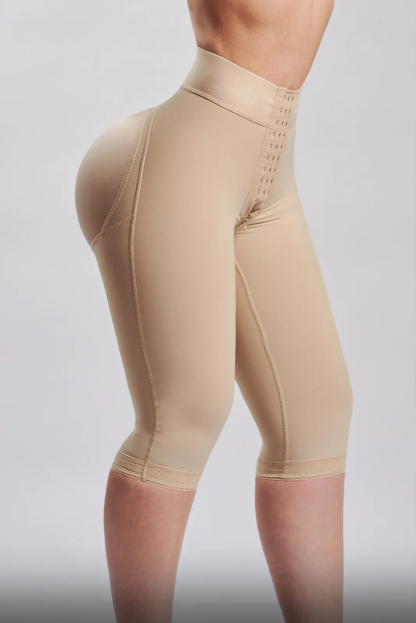 Women's Hip Shaping Knee-length High waist Shorts