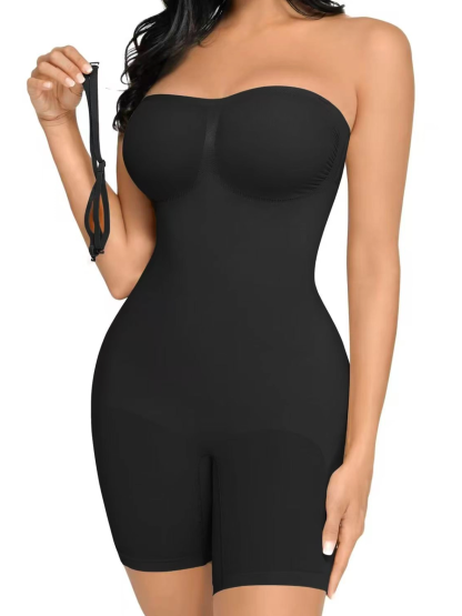 Summer Breathable Removable Strap Tube Dress Wearable Abdomen Control Body Shaper