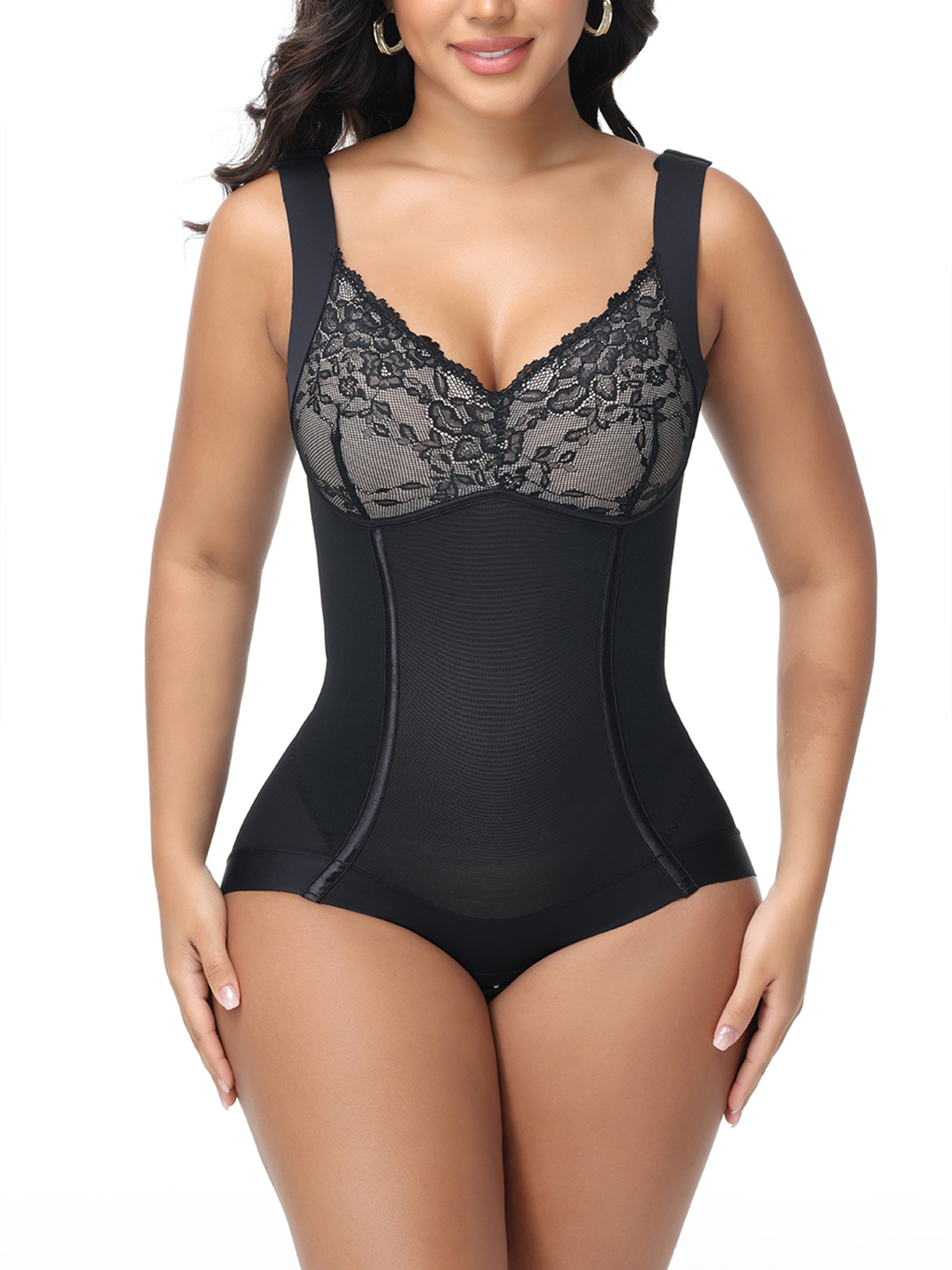 Lace-Triangle Bodysuit