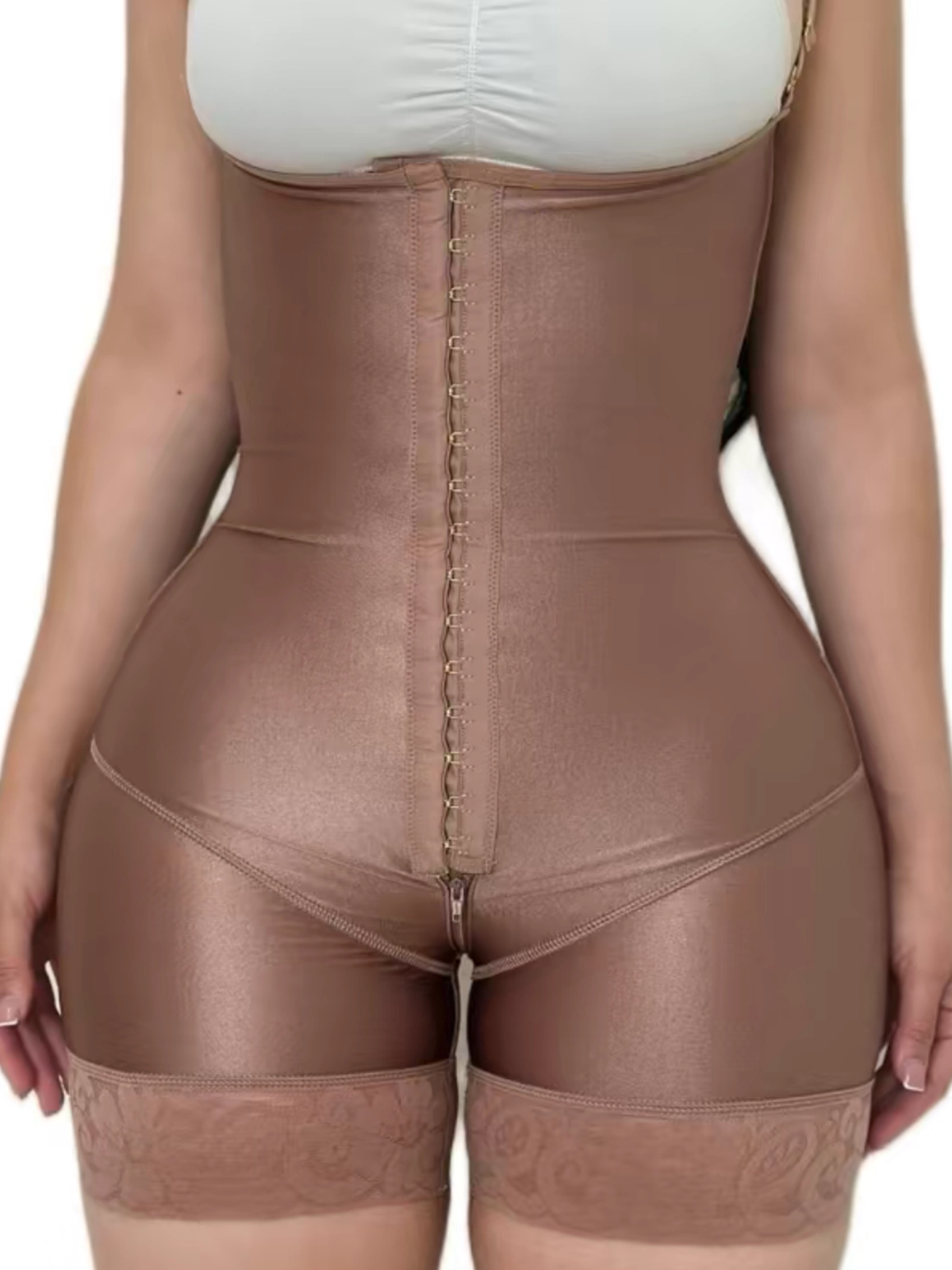 Open Chest Sleeveless Adjustable Shoulder Strap Shapewear With Abdominal Control(Pre sale)