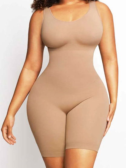 Women's One Piece Tummy Control Seamless Shapewear Bodysuit