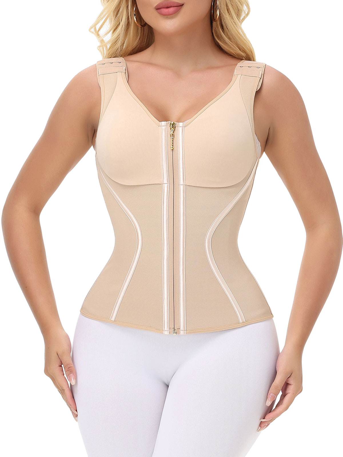 Breathable Extreme Hourglass Corset Waist Vest With Bra