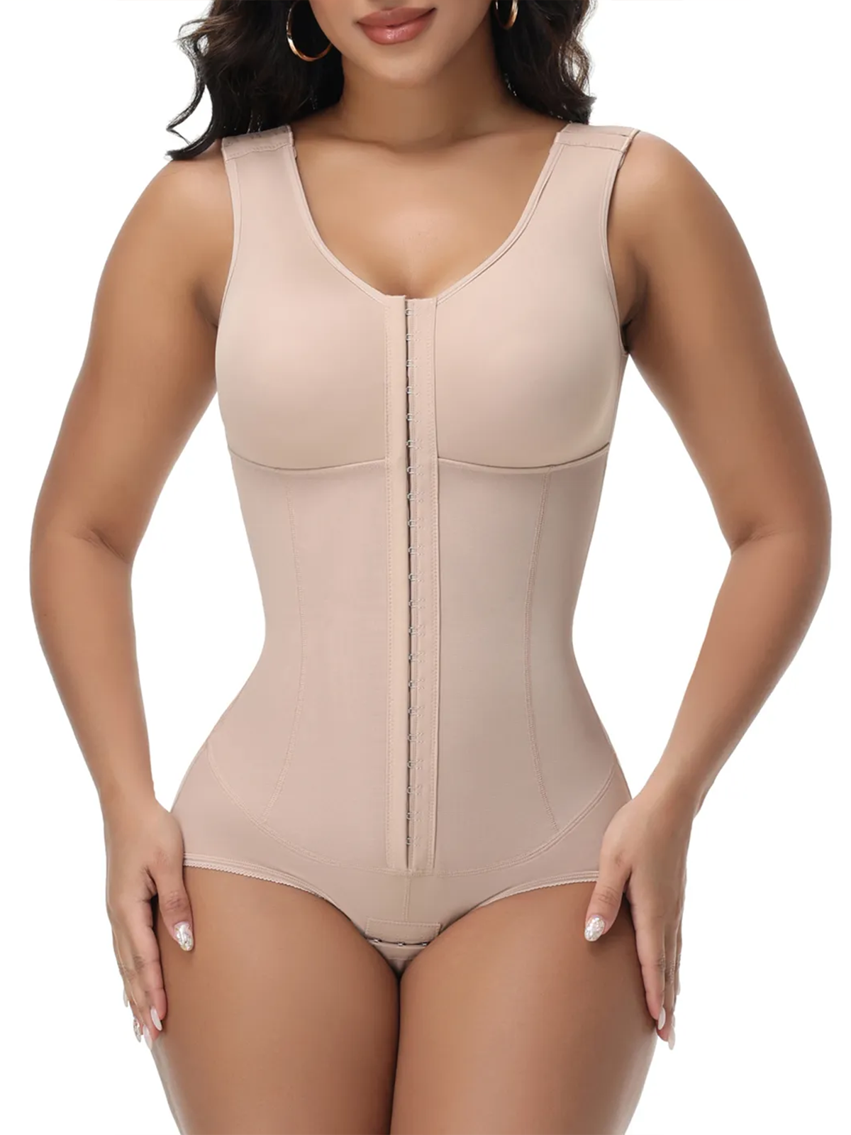 Bust-Covering Triangle Body-Shaping Suit