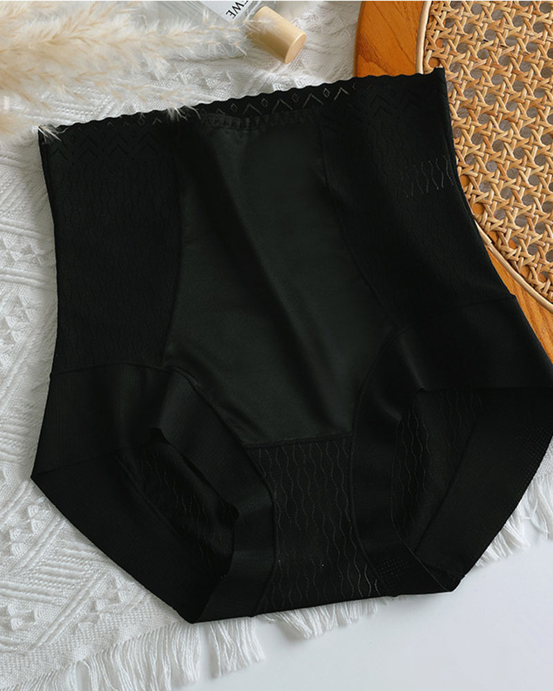 Silkworm Silk Inner Crotch High-Waisted Belly Pants-ChicCurve