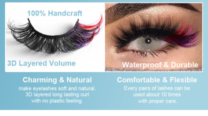 Russian Volume High Copy Color False Eyelash