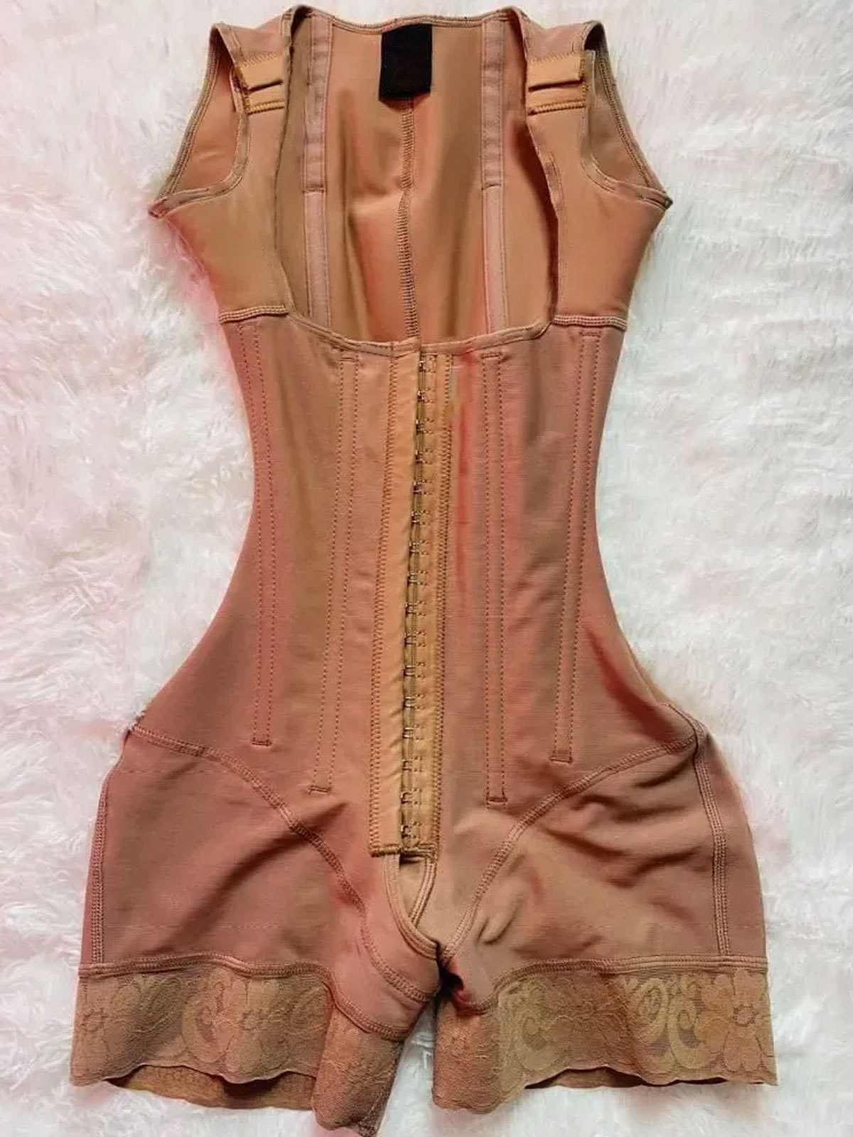 Buttoned Butt Lift Full Body Shaper-ChicCurve
