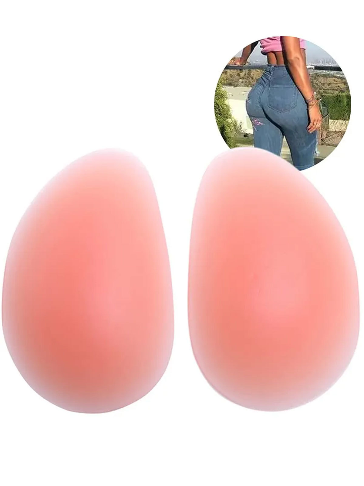 300G Silicone Butt Pads Buttock Enhancer Underwear Silicone Padded Panties for Women