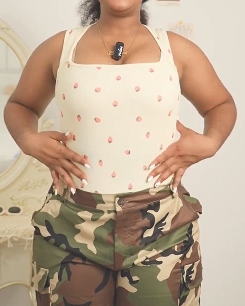 Printed Fashion Bodysuit (Pre-Sale)