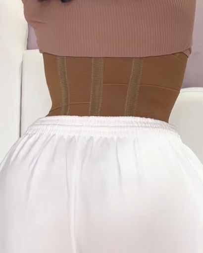 High Compression Velcro Waist Trainer Girdle Belt