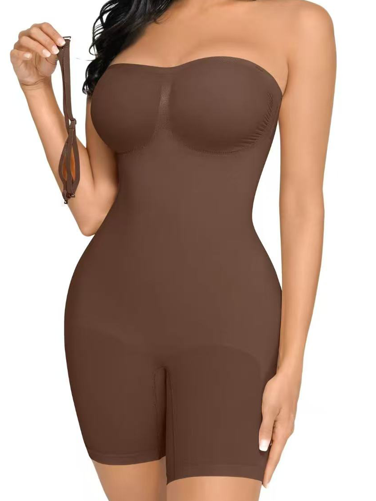 Summer Breathable Removable Strap Tube Dress Wearable Abdomen Control Body Shaper