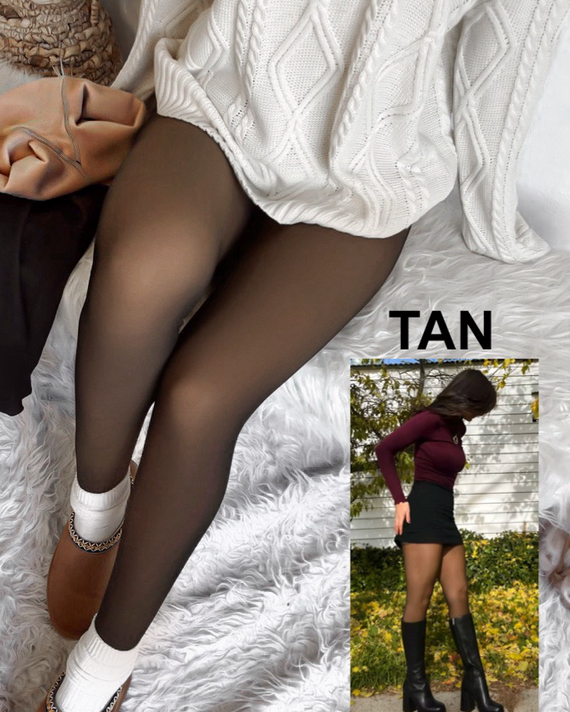 High Waist Stretch Fleece Lined Leggings