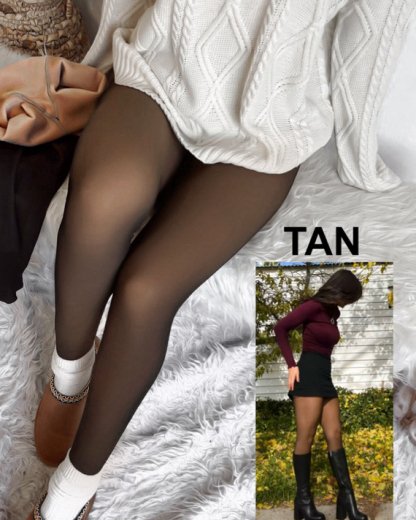 High Waist Stretch Fleece Lined Leggings