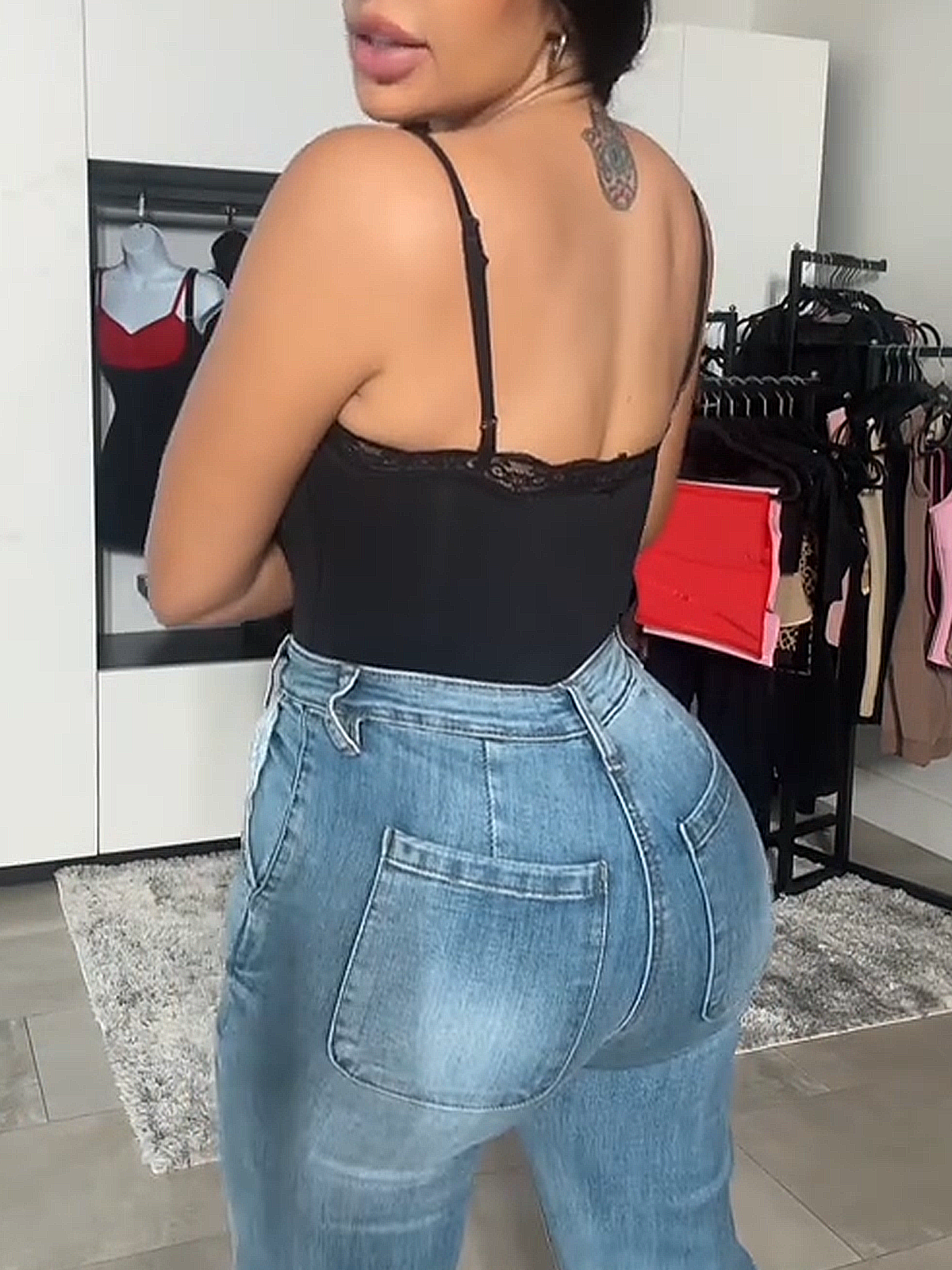 Two-Piece Spaghetti Strap Lace Bodysuit