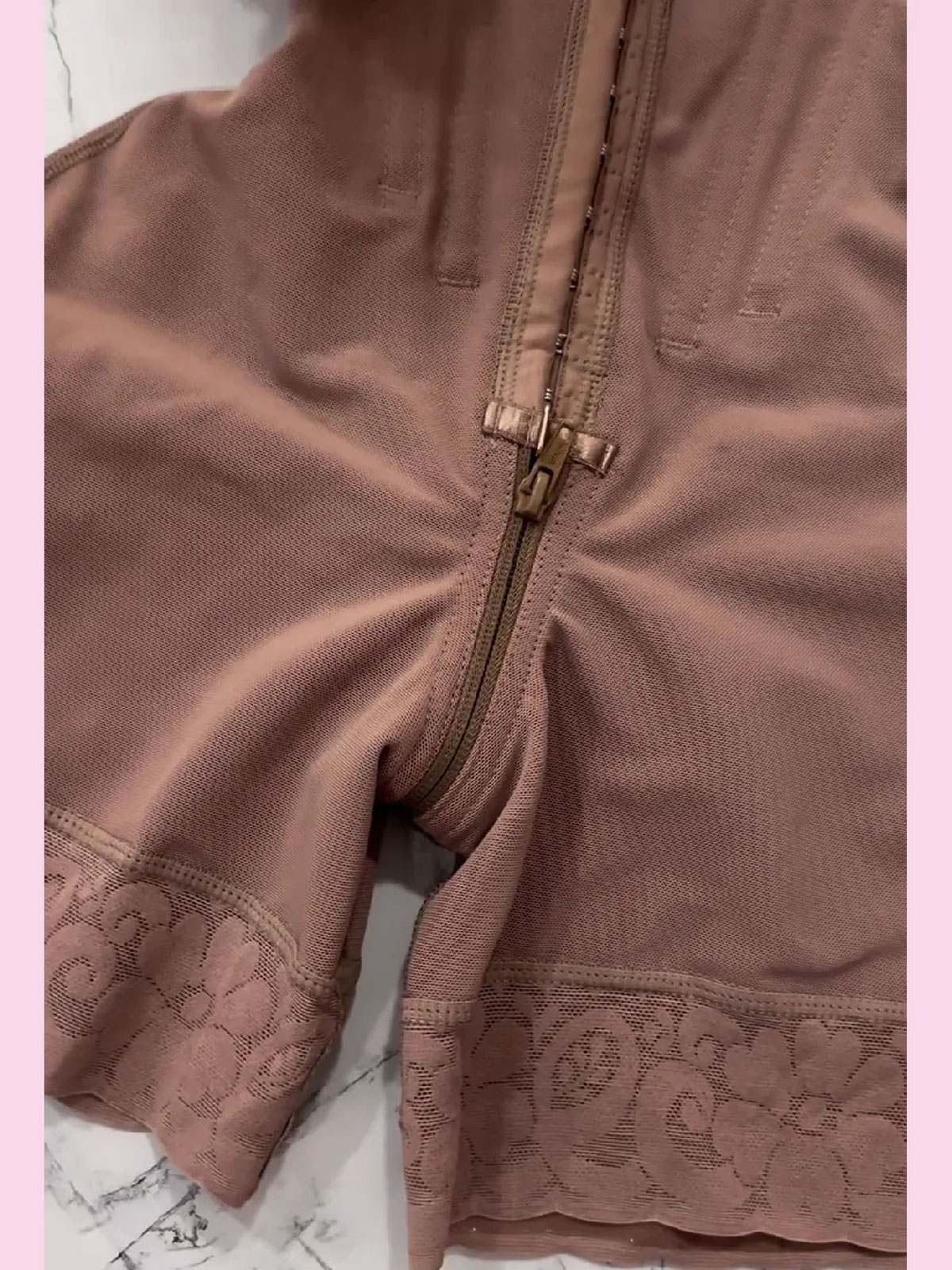 Hook & Eye Tummy Control Zipper Crotch Shaping Bodysuit