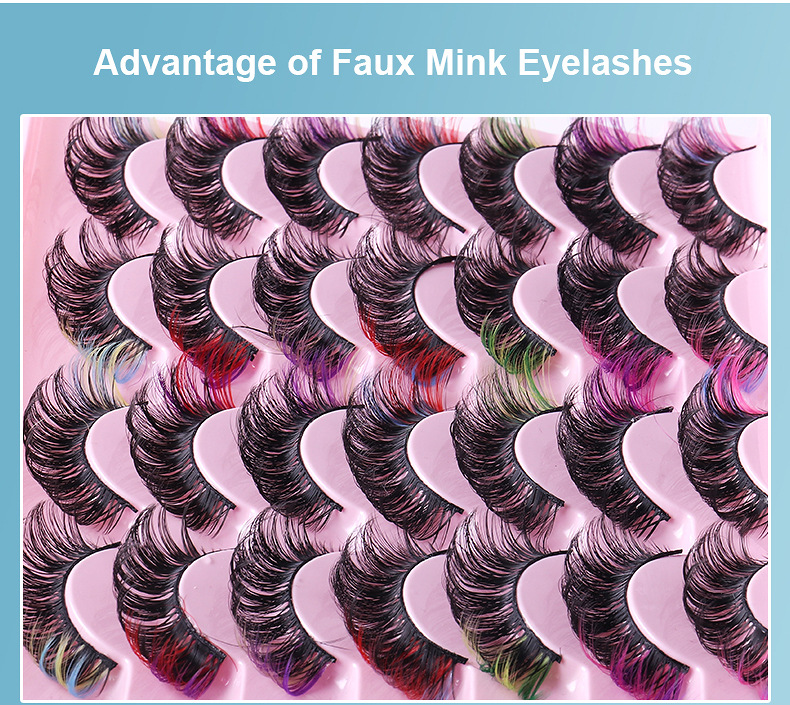 Russian Volume High Copy Color False Eyelash