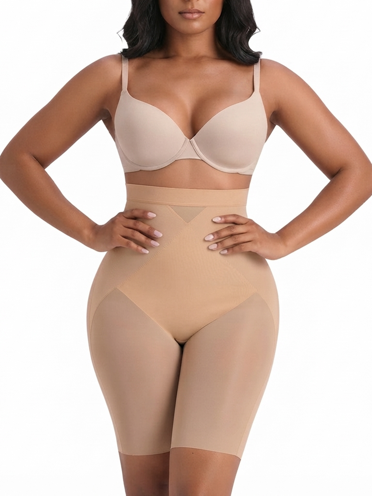 High Waist Tummy Control Shapewear Shorts Seamless Thigh Slimmer Body Shaper