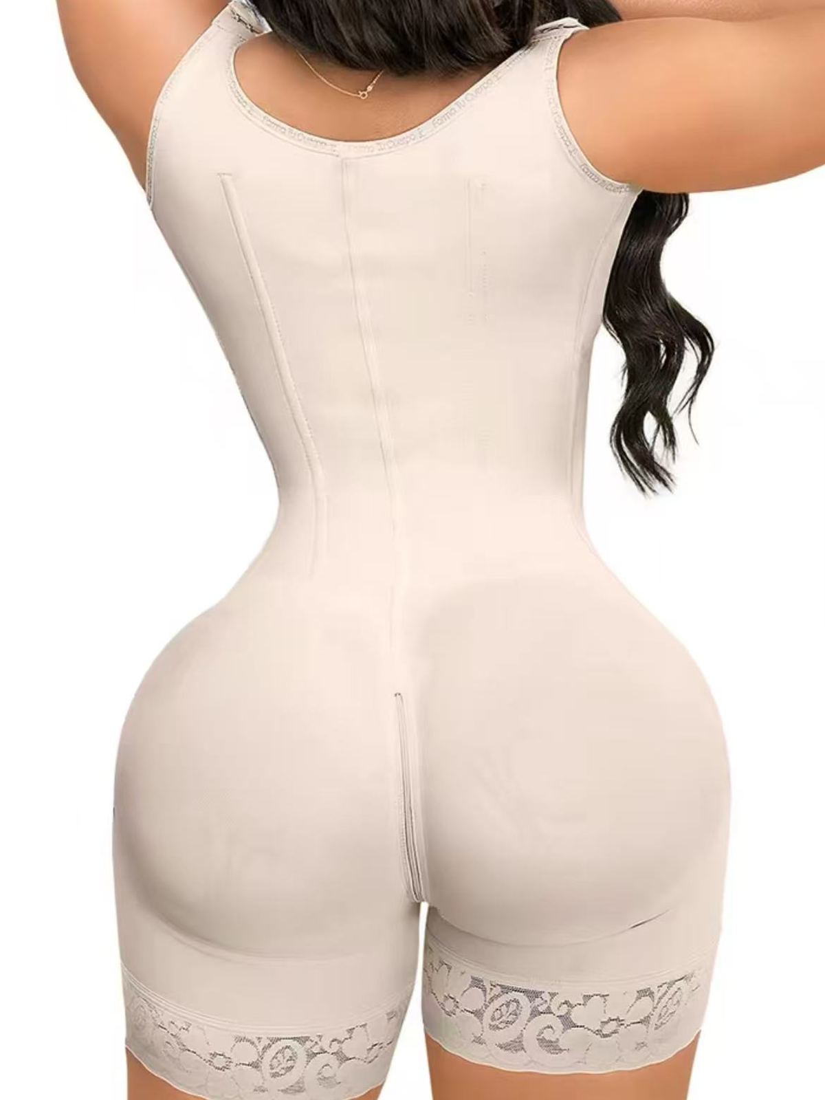 Built In Invisible Underwire Double Layer Abdominal Reinforcement And Buttock Lifting Body Shapewear