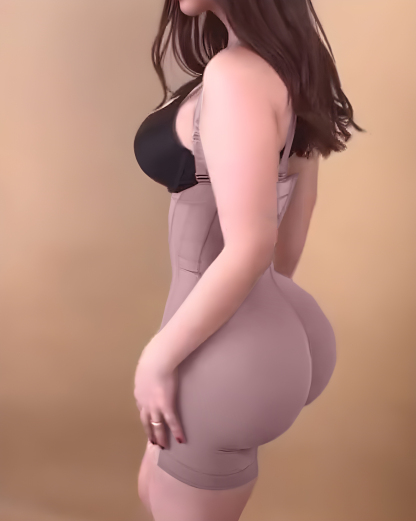 Sheer Mesh Open Bust Tummy Control Shapewear