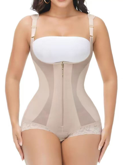 Women's Open Chest Sleeveless Tight Belly Control Butt Lifting Body Shaper
