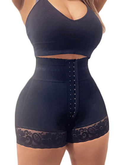 Front Hooks Double Compression BBL Shorts Ref10065