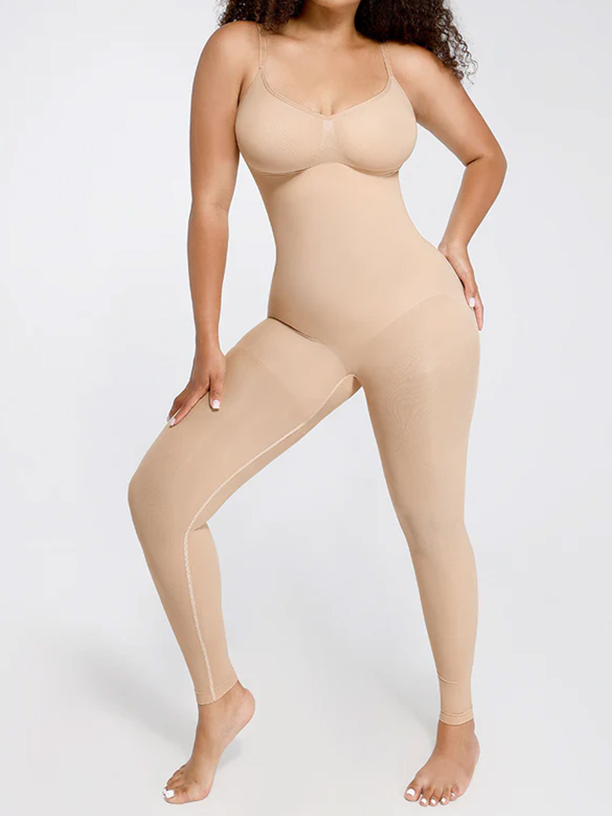 Seamless Breast Support Waist and Abdomen Shaping Full Body Shaper