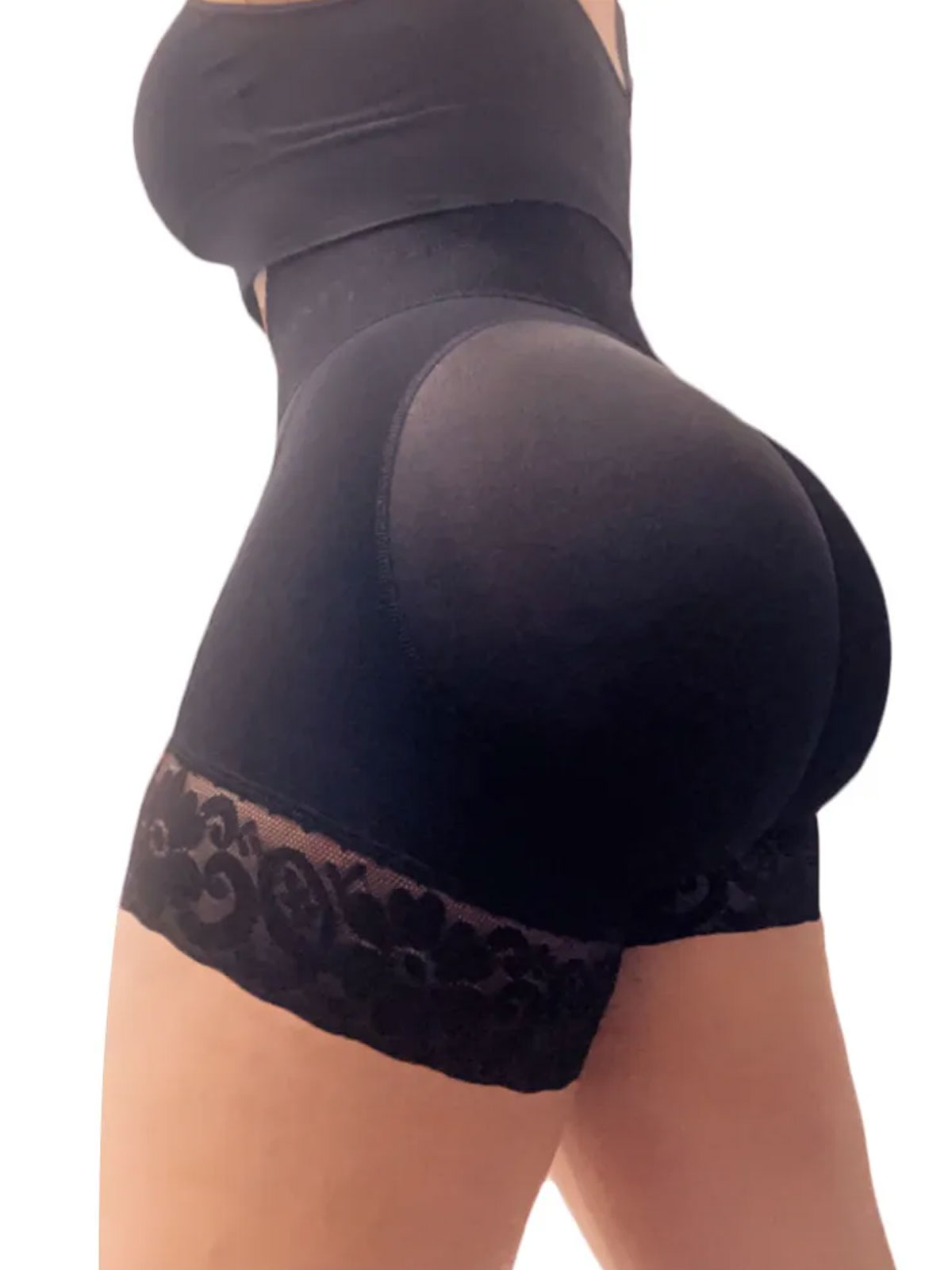 Front Hooks Double Compression BBL Shorts Ref10065