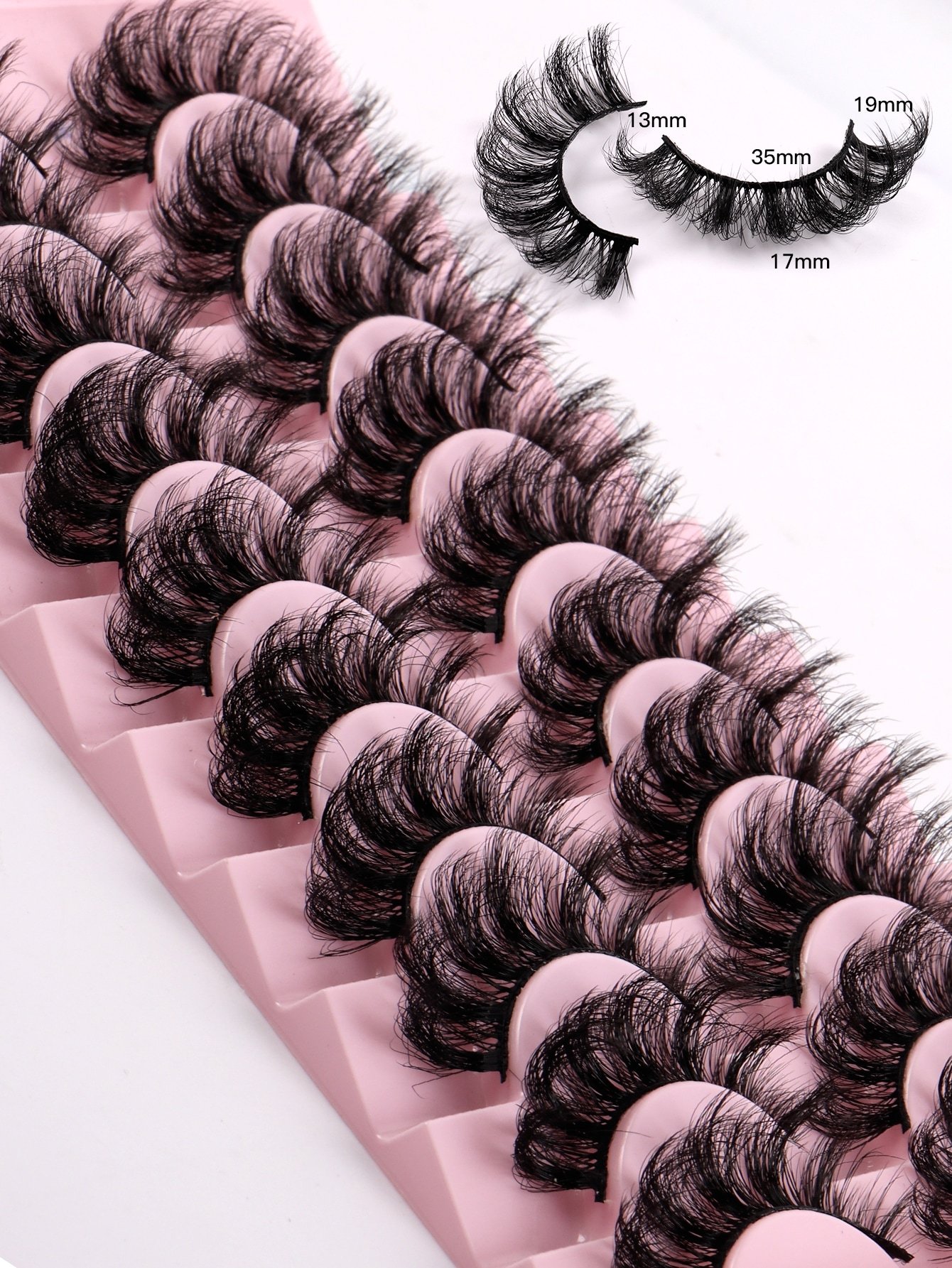 Natural Wispy Fluffy Fake Eyelashes