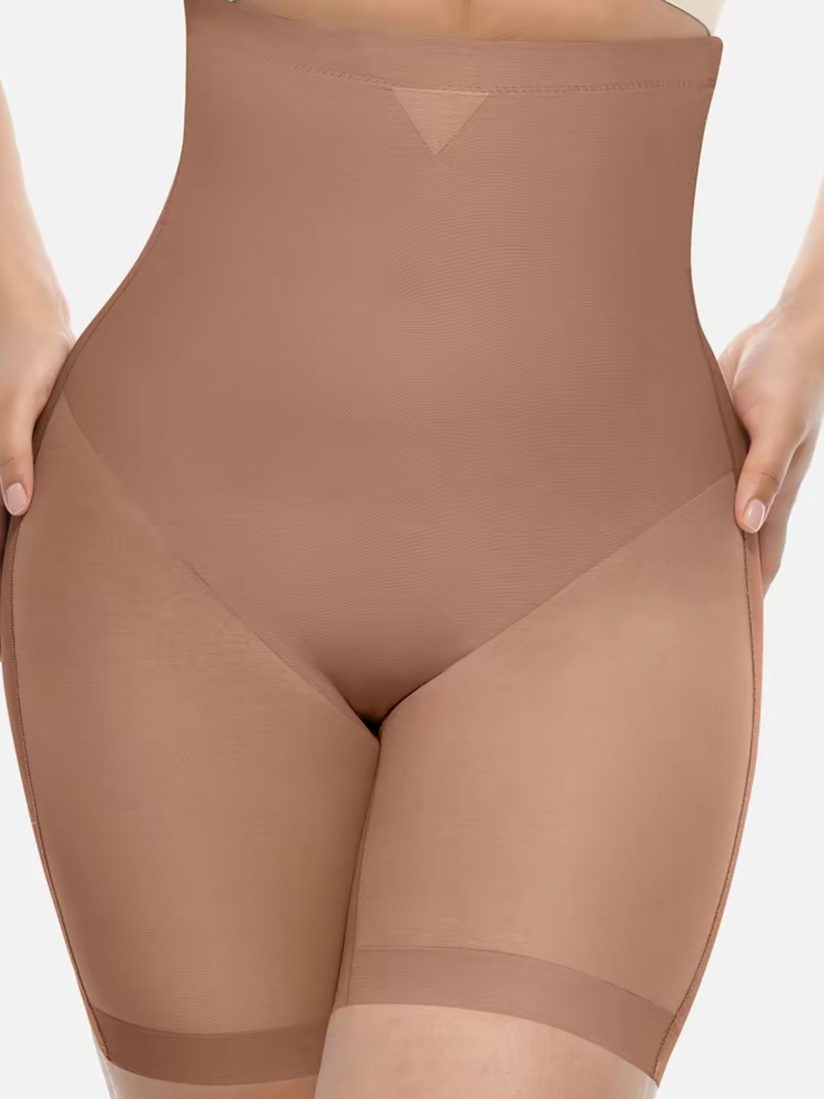 High Waisted Seamless Breathable Tummy Control Shaping Shorts