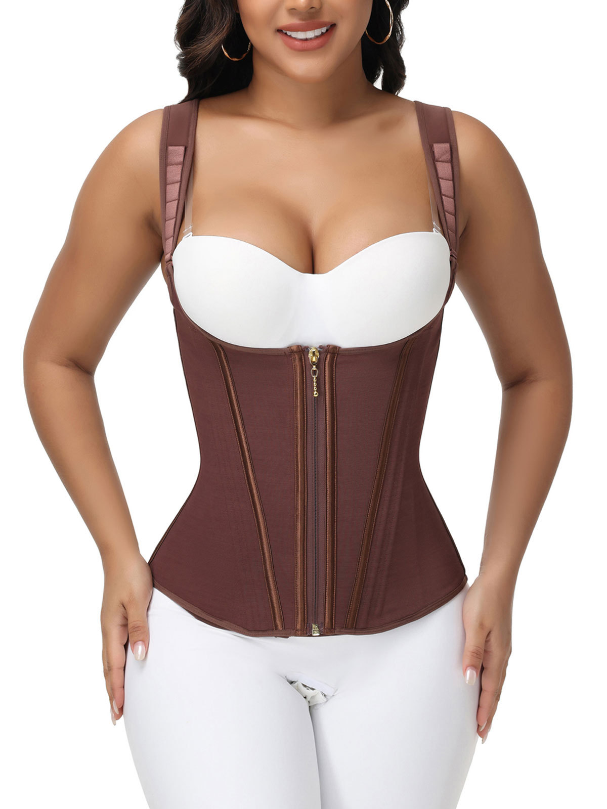 Extreme Latex Corset Waist Vest-ChicCurve