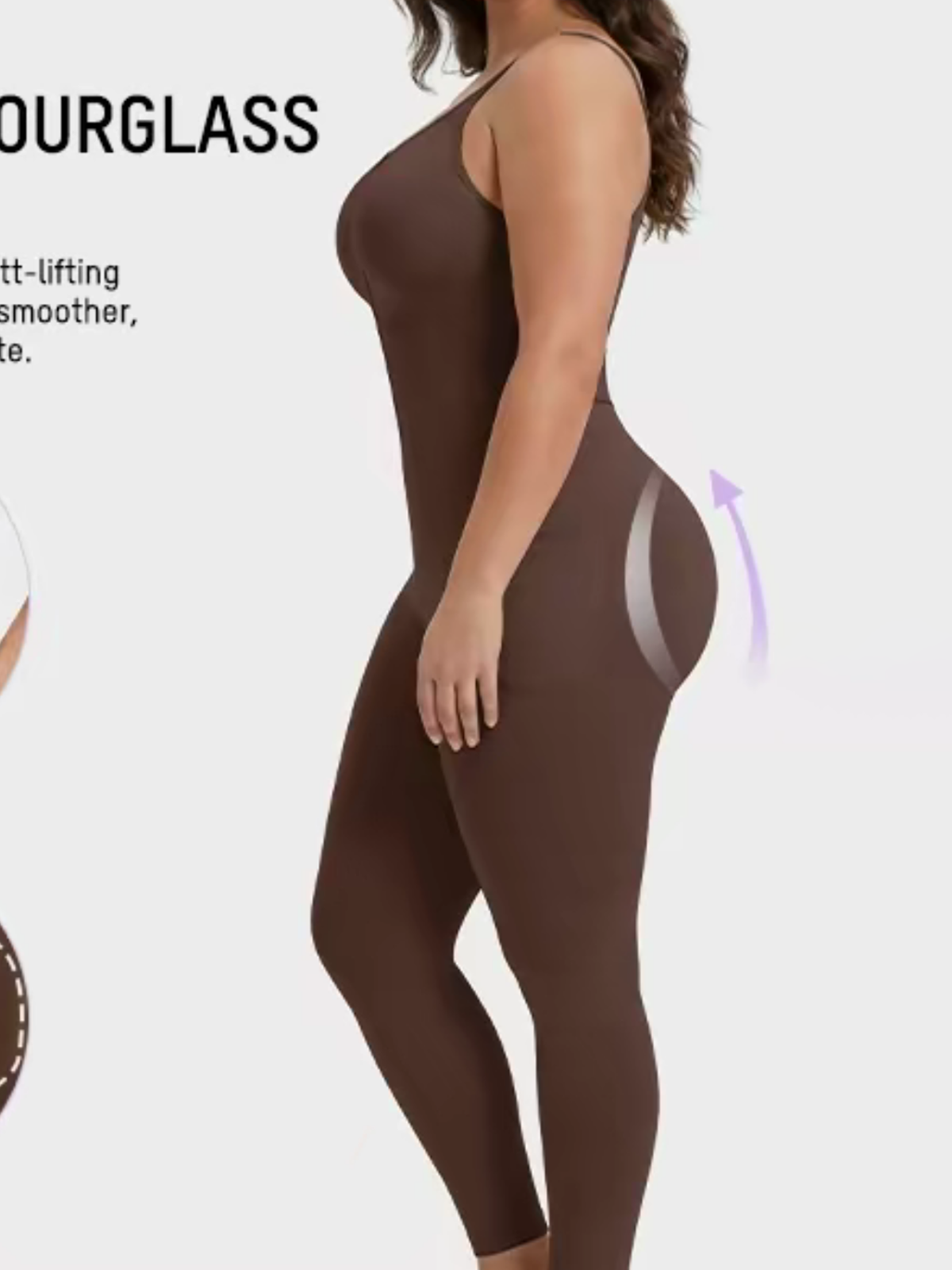 Seamless Full Body Sculpting Jumpsuit With Tummy Control Easy Off
