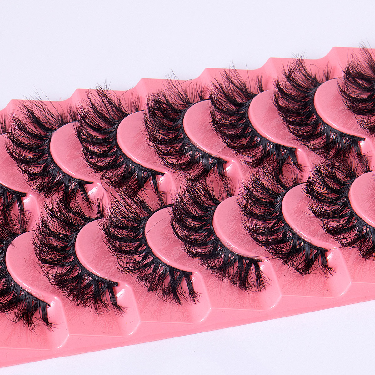 7 Pairs Fluffy False Eyelashes