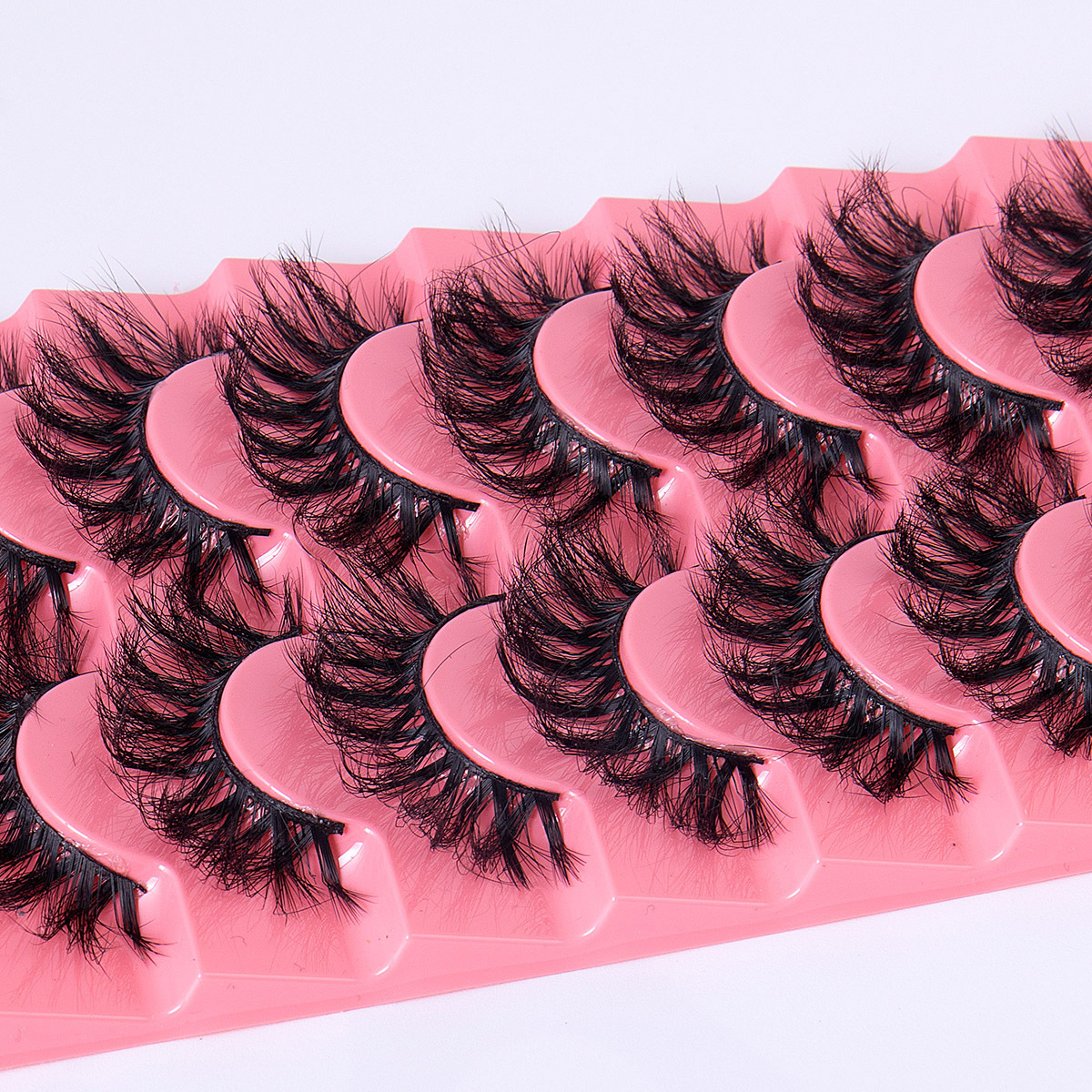 7 Pairs Fluffy False Eyelashes