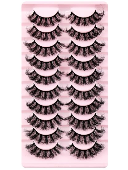 Natural Wispy Fluffy Fake Eyelashes