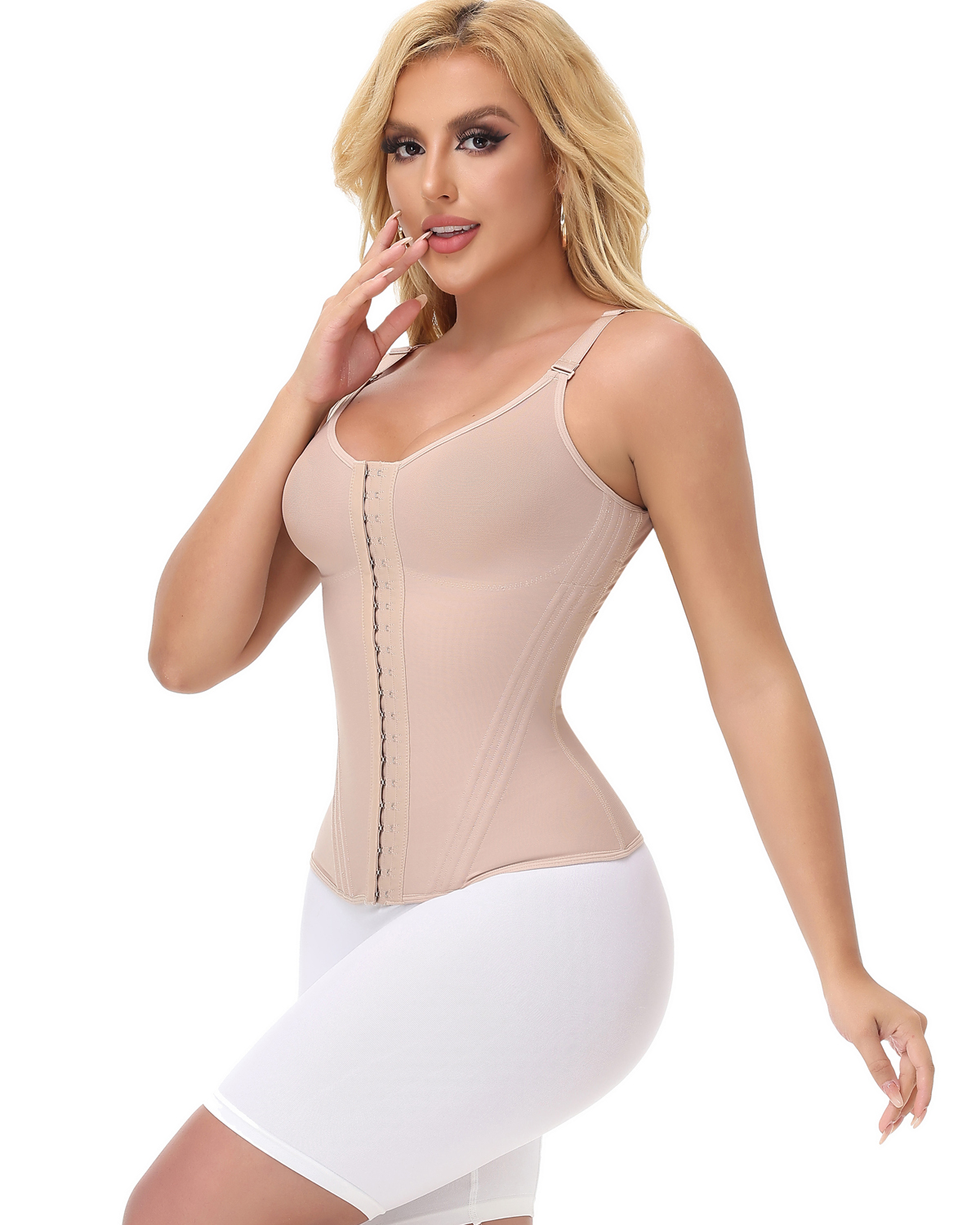 Hourglass High Compression Waist Trainer With Bra