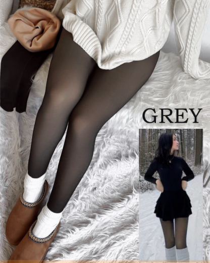 High Waist Stretch Fleece Lined Leggings