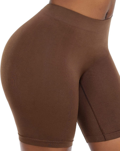 Three-Point High-Waisted Sports Nude Shapewear Shorts
