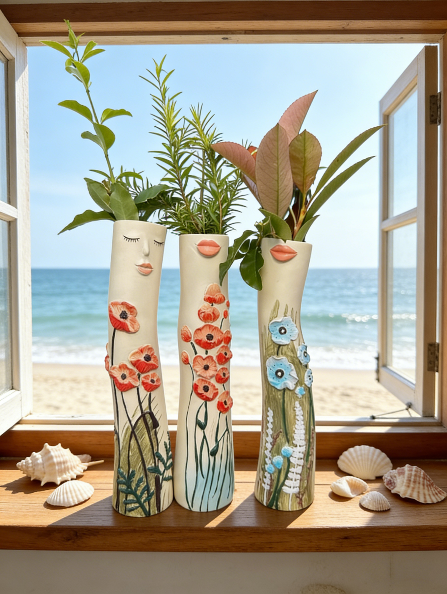 💖🌼Spring Ladies Floral Vase