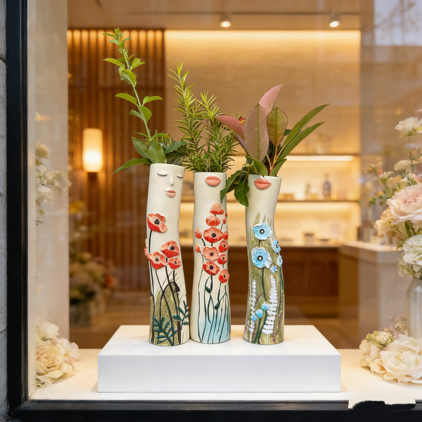 💖🌼Spring Ladies Floral Vase